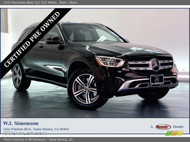 Black / Black 2020 Mercedes-Benz GLC 300 4Matic