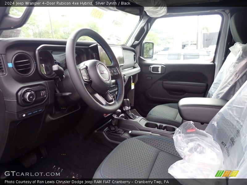 Silver Zynith / Black 2024 Jeep Wrangler 4-Door Rubicon 4xe Hybrid