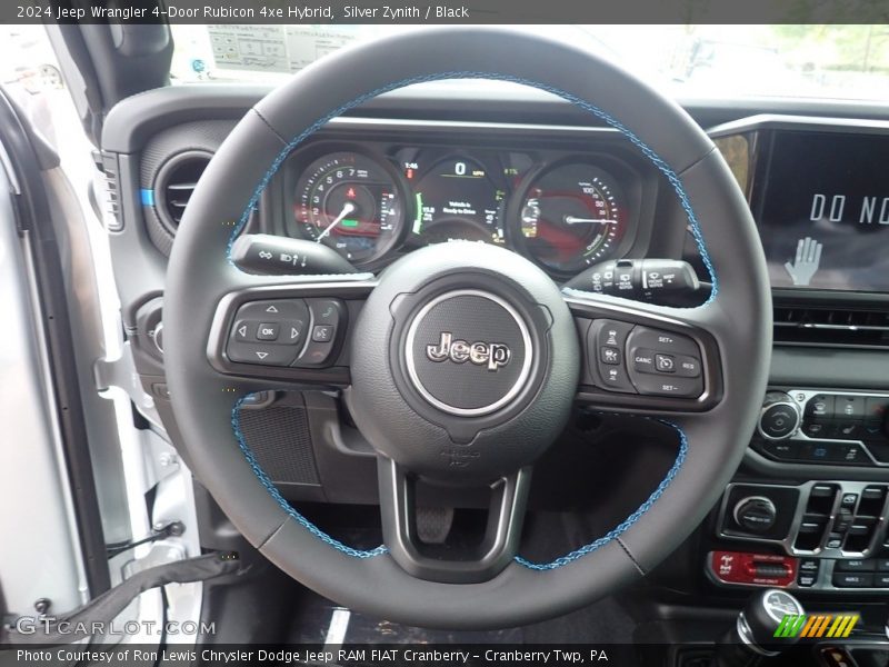 Silver Zynith / Black 2024 Jeep Wrangler 4-Door Rubicon 4xe Hybrid