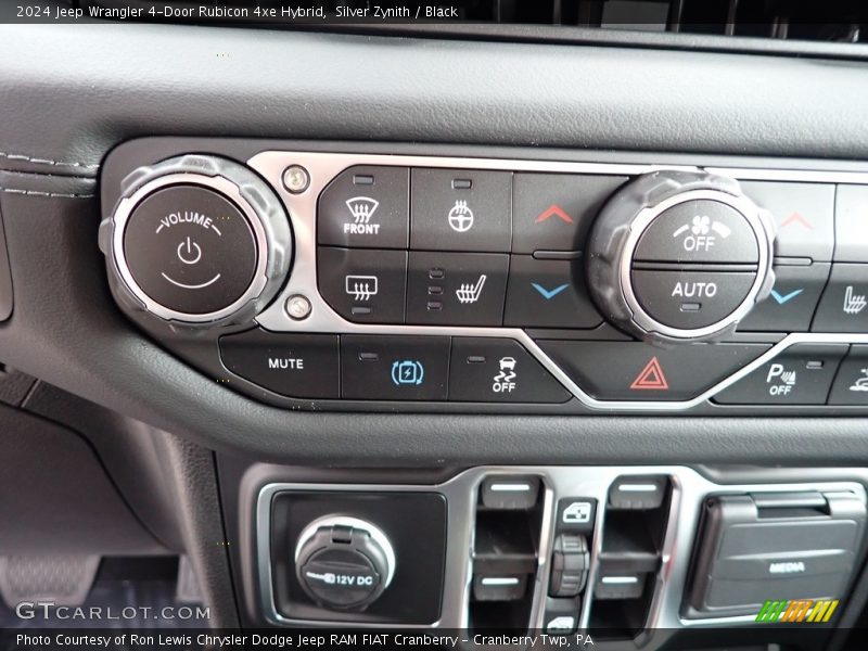 Silver Zynith / Black 2024 Jeep Wrangler 4-Door Rubicon 4xe Hybrid