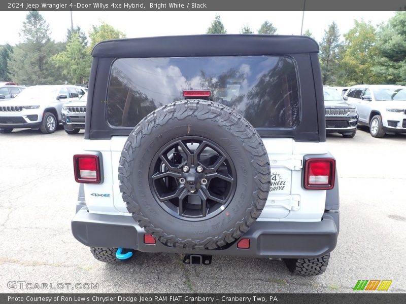 Bright White / Black 2024 Jeep Wrangler 4-Door Willys 4xe Hybrid