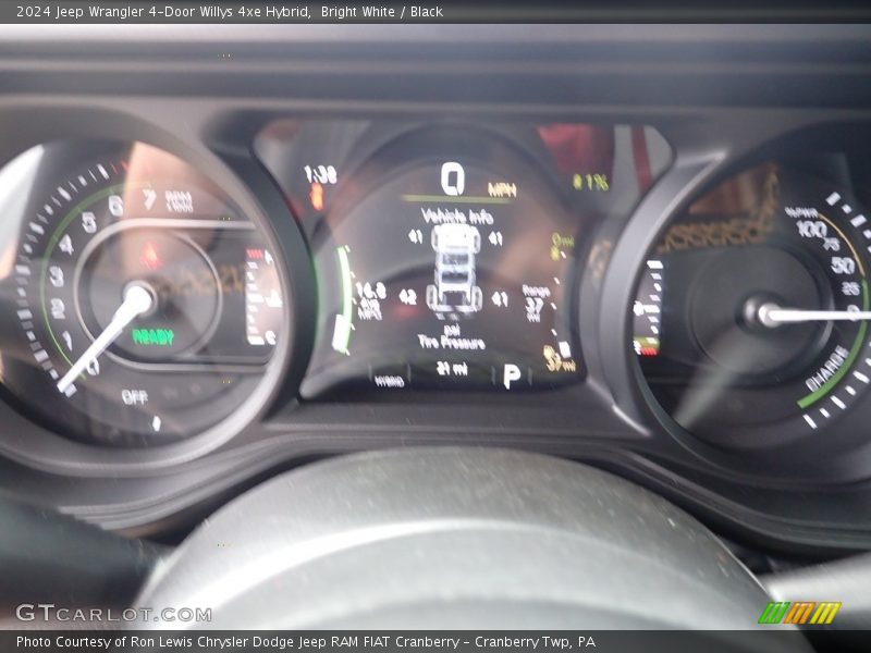 Bright White / Black 2024 Jeep Wrangler 4-Door Willys 4xe Hybrid