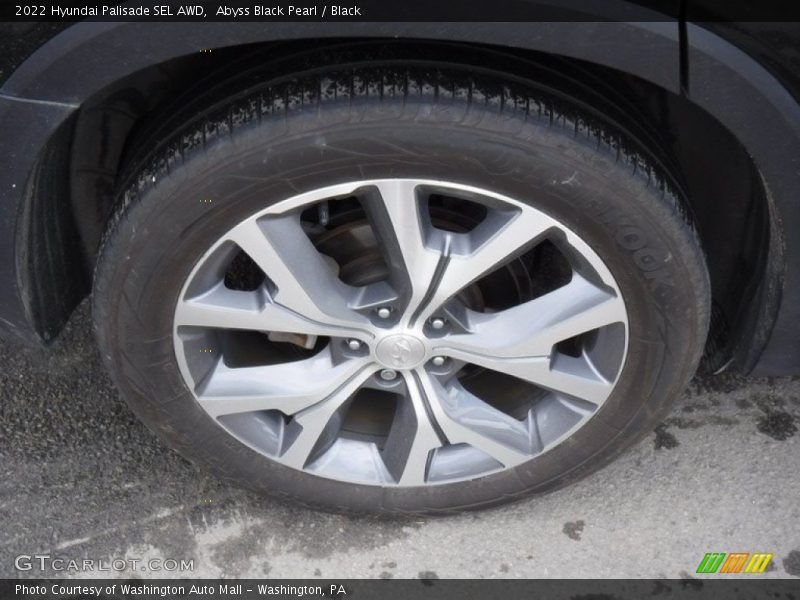 Abyss Black Pearl / Black 2022 Hyundai Palisade SEL AWD