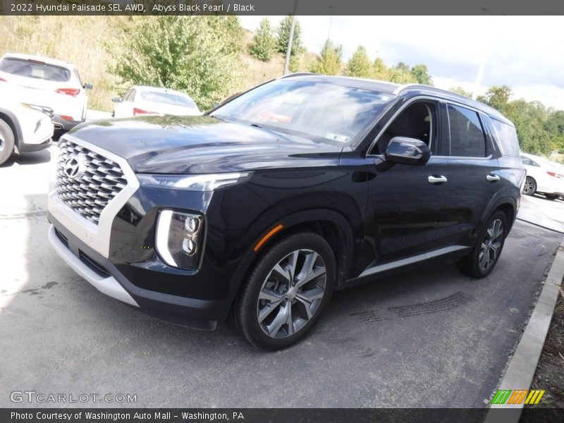 Abyss Black Pearl / Black 2022 Hyundai Palisade SEL AWD
