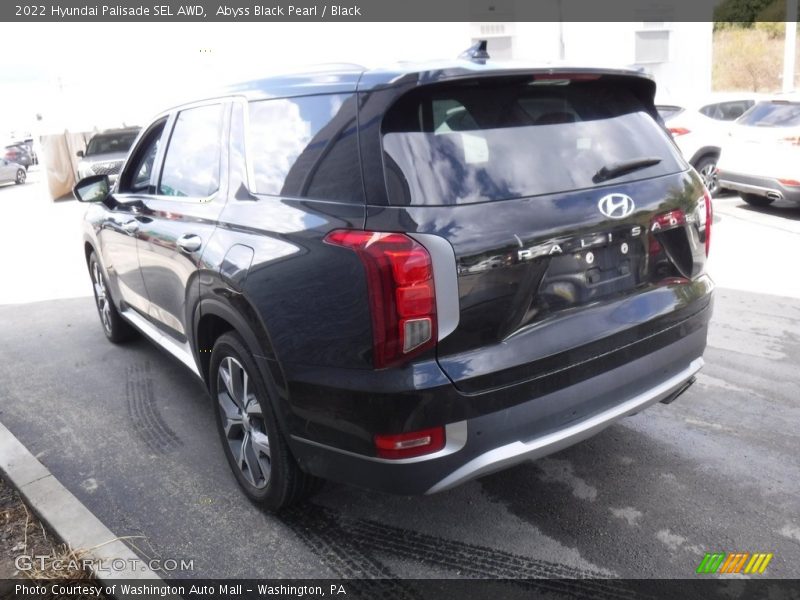 Abyss Black Pearl / Black 2022 Hyundai Palisade SEL AWD