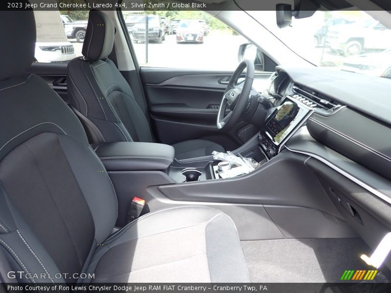Silver Zynith / Global Black 2023 Jeep Grand Cherokee L Laredo 4x4