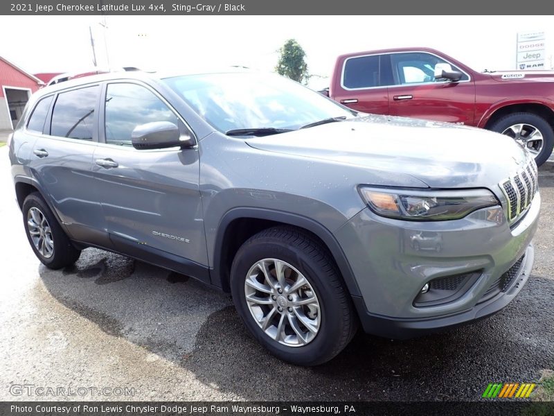 Sting-Gray / Black 2021 Jeep Cherokee Latitude Lux 4x4