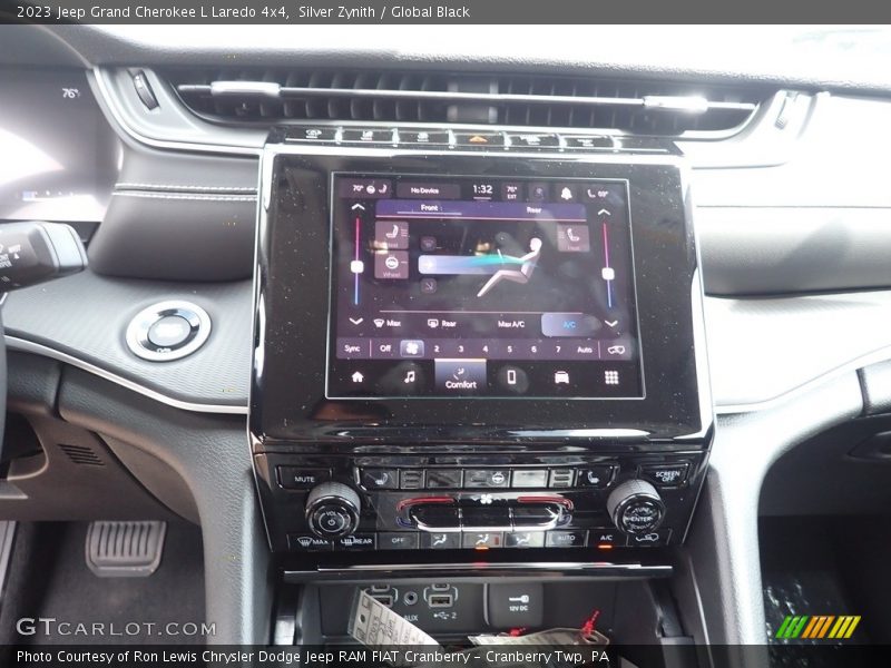 Silver Zynith / Global Black 2023 Jeep Grand Cherokee L Laredo 4x4