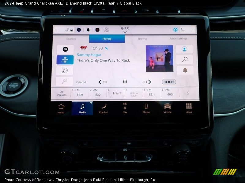 Diamond Black Crystal Pearl / Global Black 2024 Jeep Grand Cherokee 4XE