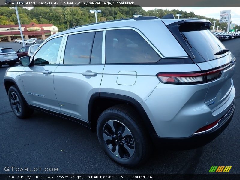 Silver Zynith / Wicker Beige/Global Black 2024 Jeep Grand Cherokee 4XE