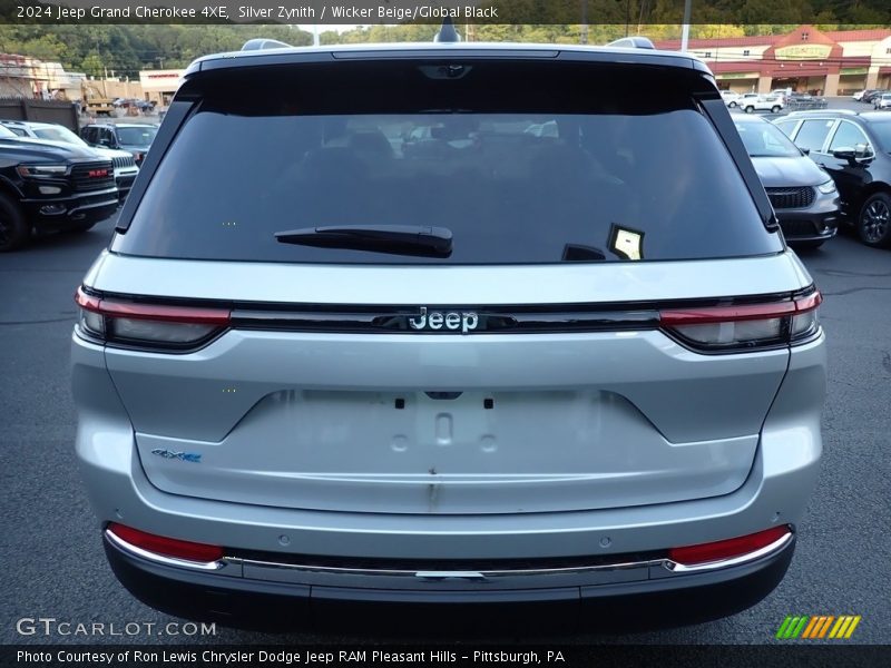 Silver Zynith / Wicker Beige/Global Black 2024 Jeep Grand Cherokee 4XE