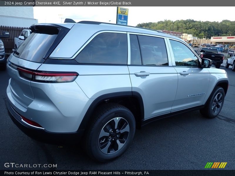 Silver Zynith / Wicker Beige/Global Black 2024 Jeep Grand Cherokee 4XE