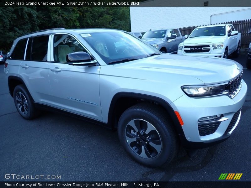 Silver Zynith / Wicker Beige/Global Black 2024 Jeep Grand Cherokee 4XE