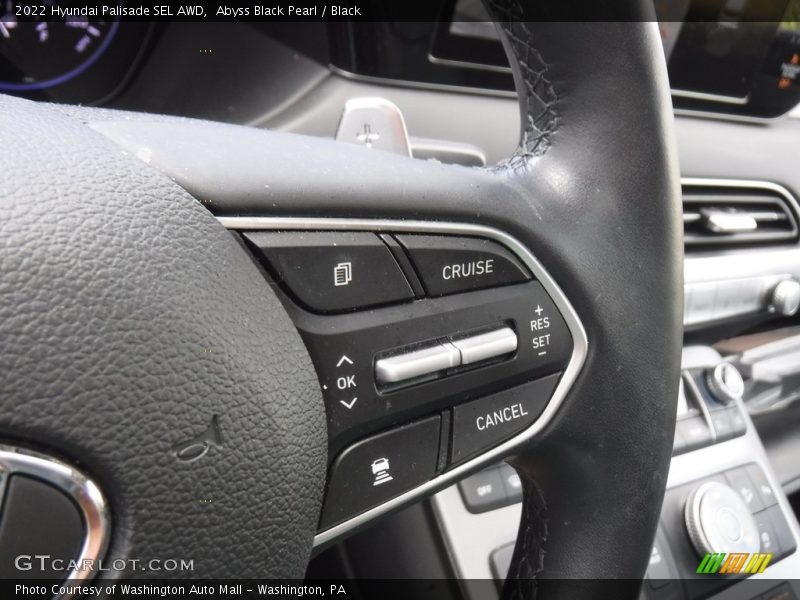 Abyss Black Pearl / Black 2022 Hyundai Palisade SEL AWD