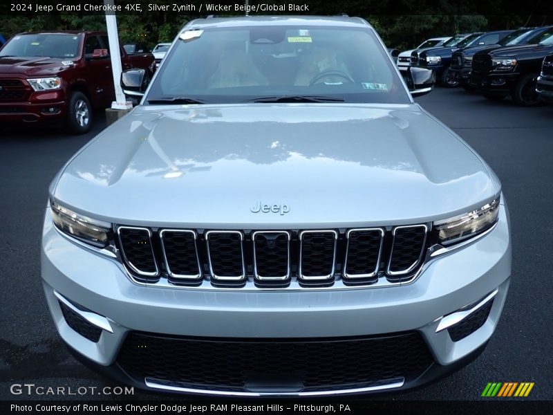 Silver Zynith / Wicker Beige/Global Black 2024 Jeep Grand Cherokee 4XE