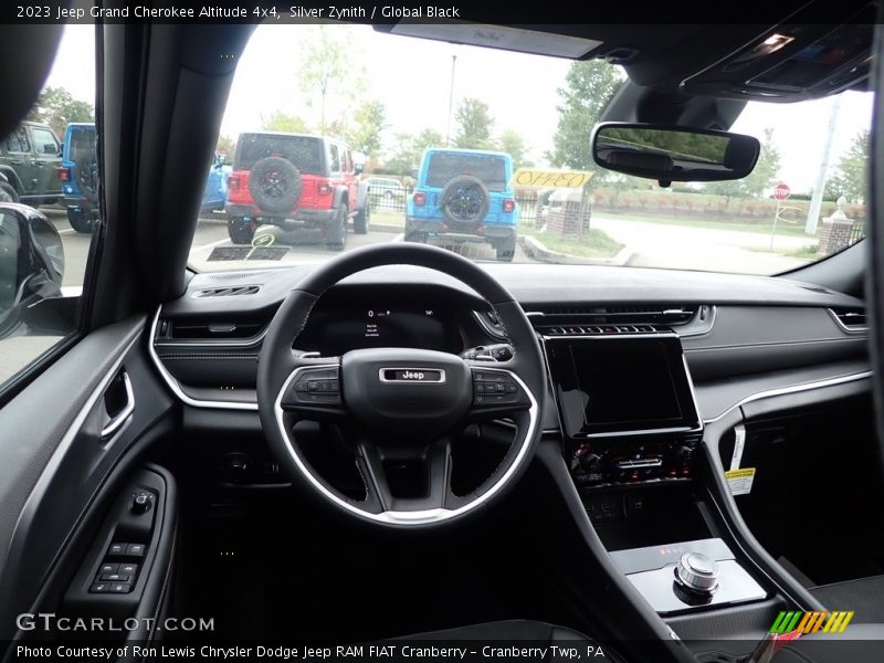 Silver Zynith / Global Black 2023 Jeep Grand Cherokee Altitude 4x4
