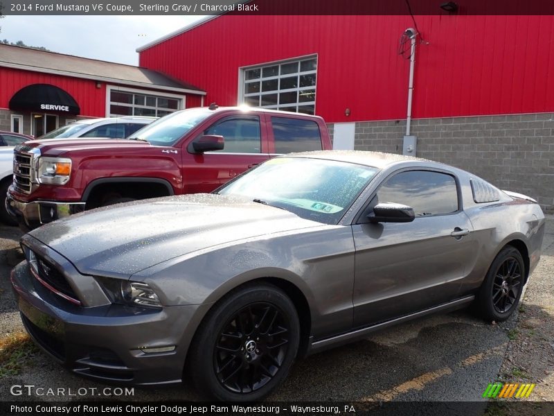 Sterling Gray / Charcoal Black 2014 Ford Mustang V6 Coupe
