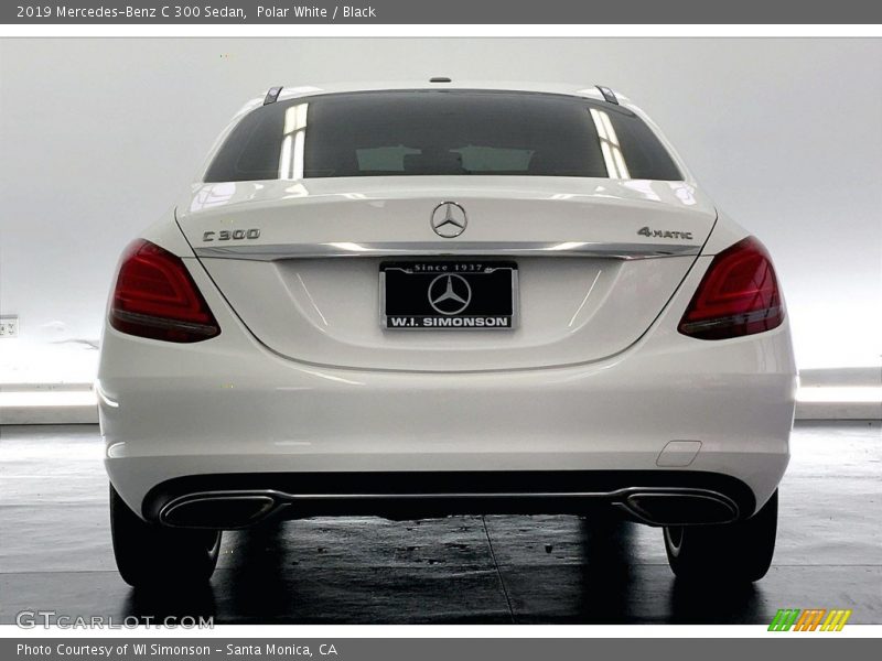 Polar White / Black 2019 Mercedes-Benz C 300 Sedan