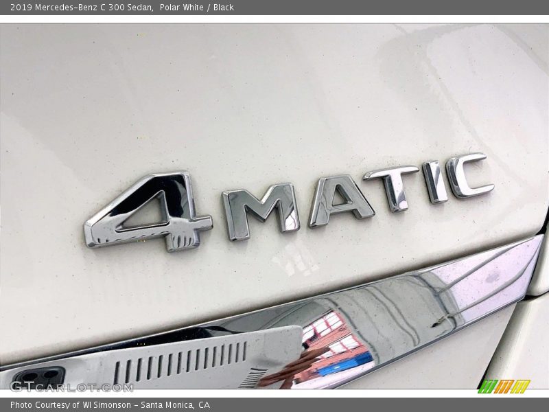 Polar White / Black 2019 Mercedes-Benz C 300 Sedan