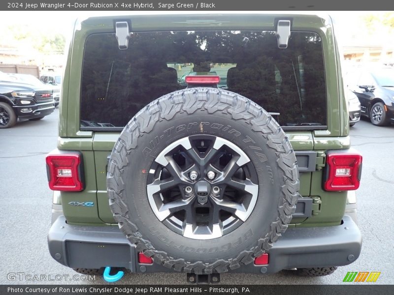 Sarge Green / Black 2024 Jeep Wrangler 4-Door Rubicon X 4xe Hybrid