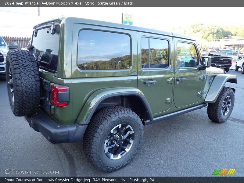 Sarge Green / Black 2024 Jeep Wrangler 4-Door Rubicon X 4xe Hybrid