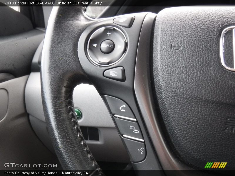  2018 Pilot EX-L AWD Steering Wheel