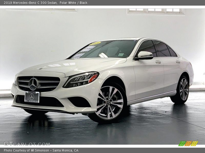 Polar White / Black 2019 Mercedes-Benz C 300 Sedan