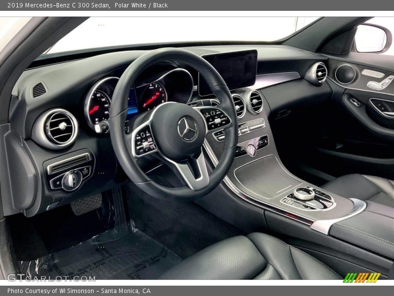 Polar White / Black 2019 Mercedes-Benz C 300 Sedan