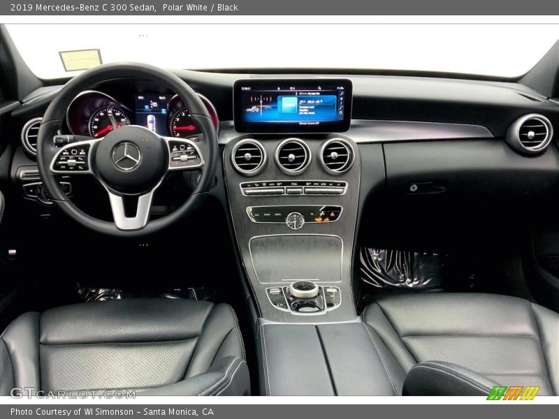 Polar White / Black 2019 Mercedes-Benz C 300 Sedan