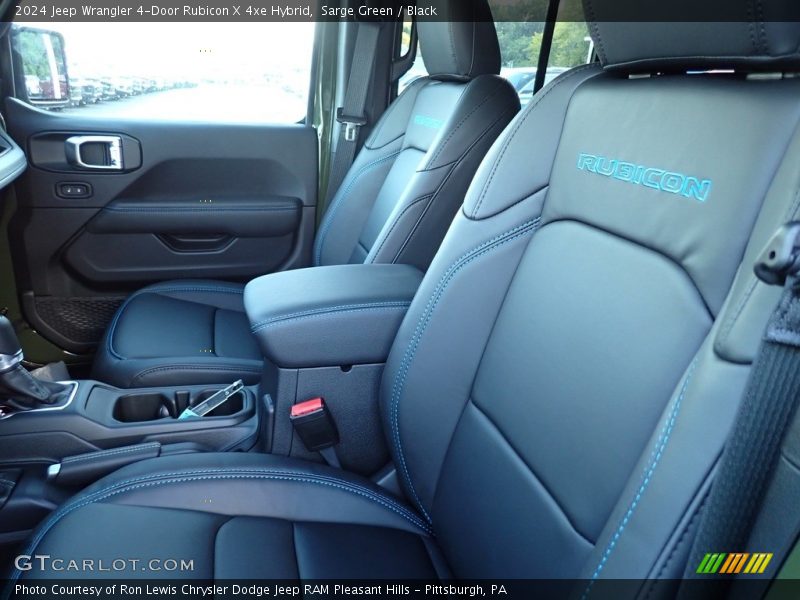 Sarge Green / Black 2024 Jeep Wrangler 4-Door Rubicon X 4xe Hybrid