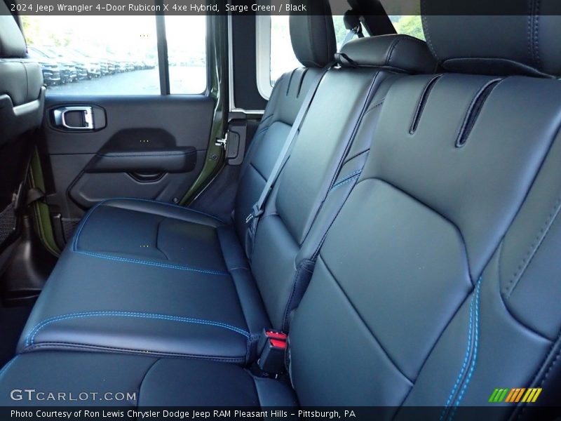 Sarge Green / Black 2024 Jeep Wrangler 4-Door Rubicon X 4xe Hybrid