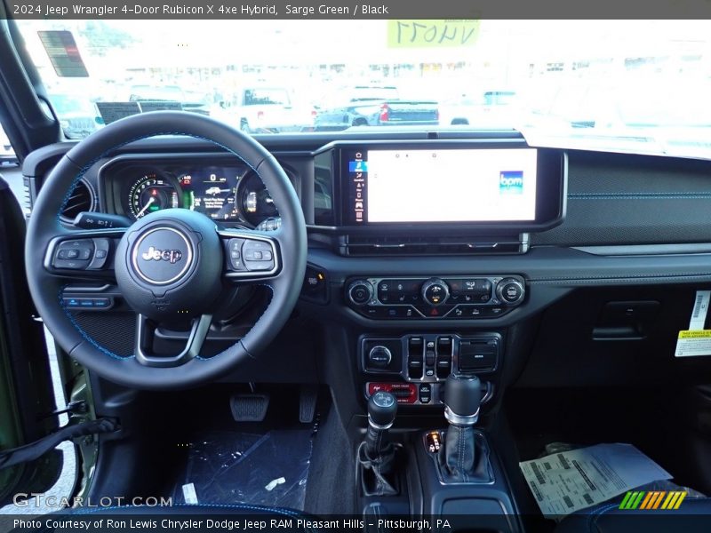 Sarge Green / Black 2024 Jeep Wrangler 4-Door Rubicon X 4xe Hybrid