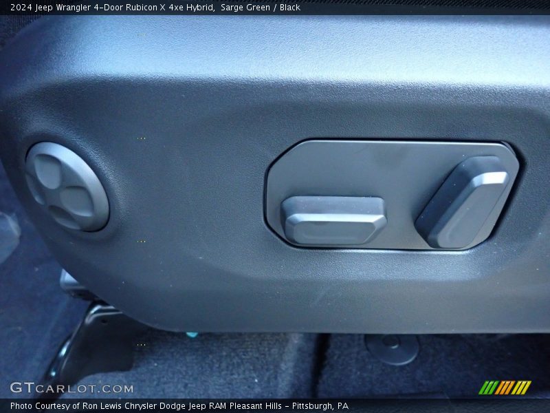Sarge Green / Black 2024 Jeep Wrangler 4-Door Rubicon X 4xe Hybrid
