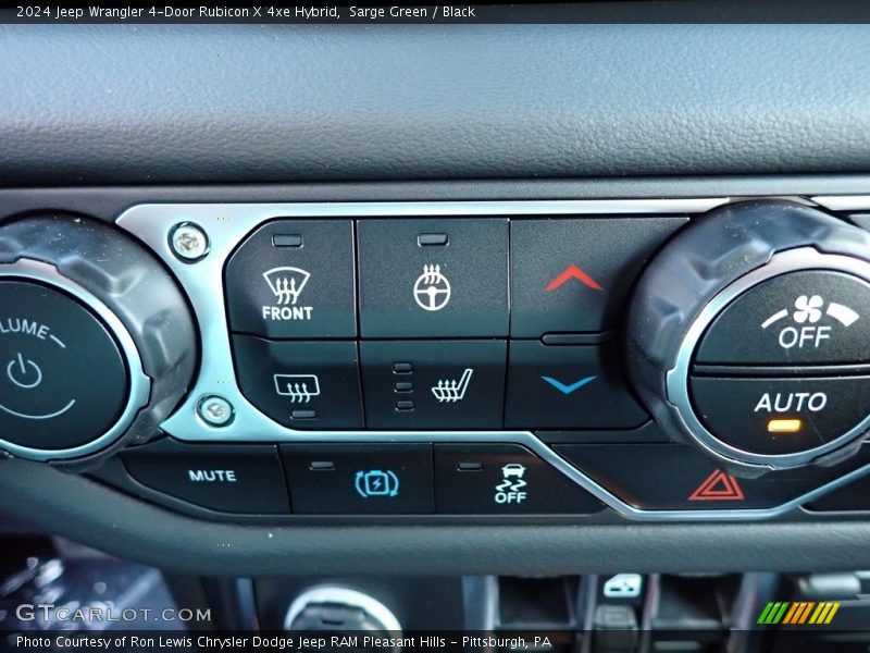 Sarge Green / Black 2024 Jeep Wrangler 4-Door Rubicon X 4xe Hybrid