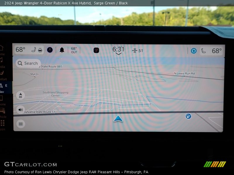 Sarge Green / Black 2024 Jeep Wrangler 4-Door Rubicon X 4xe Hybrid