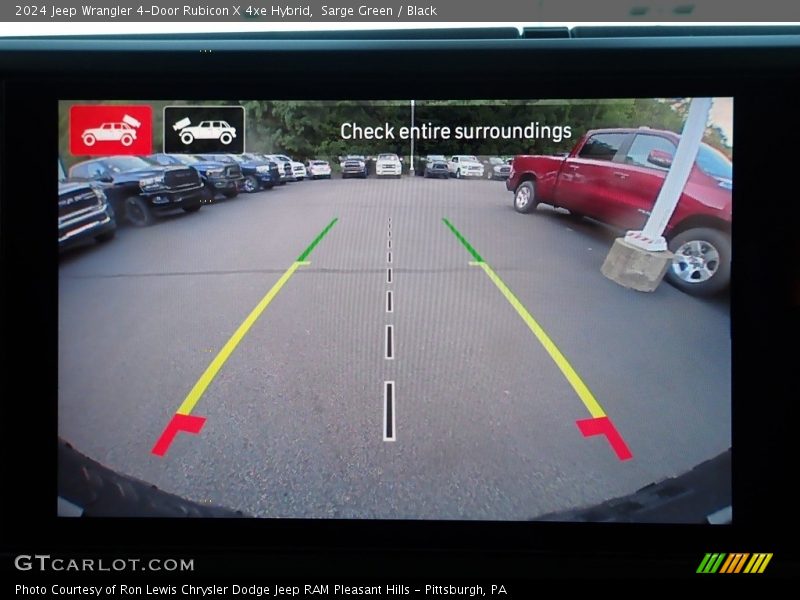 Sarge Green / Black 2024 Jeep Wrangler 4-Door Rubicon X 4xe Hybrid