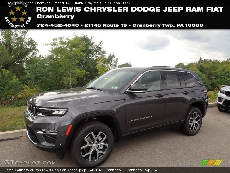 Baltic Gray Metallic / Global Black 2023 Jeep Grand Cherokee Limited 4x4