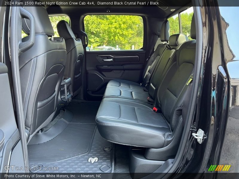Rear Seat of 2024 1500 Rebel Night Edition Crew Cab 4x4