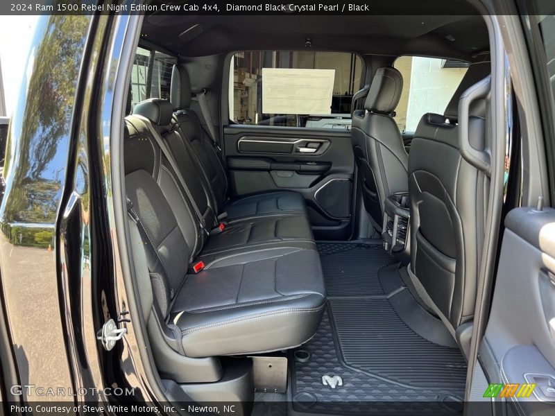 Rear Seat of 2024 1500 Rebel Night Edition Crew Cab 4x4