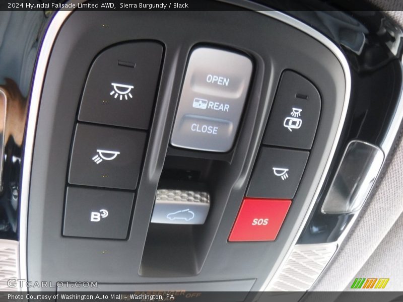 Sierra Burgundy / Black 2024 Hyundai Palisade Limited AWD