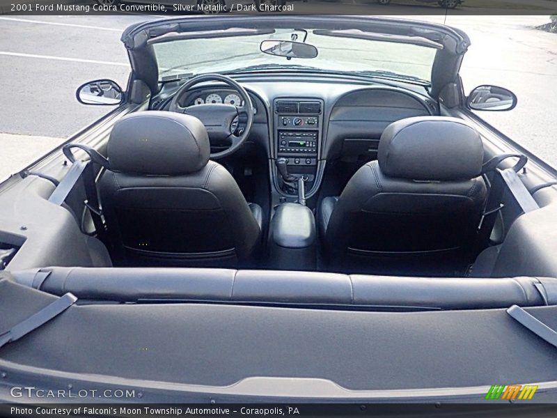 Silver Metallic / Dark Charcoal 2001 Ford Mustang Cobra Convertible