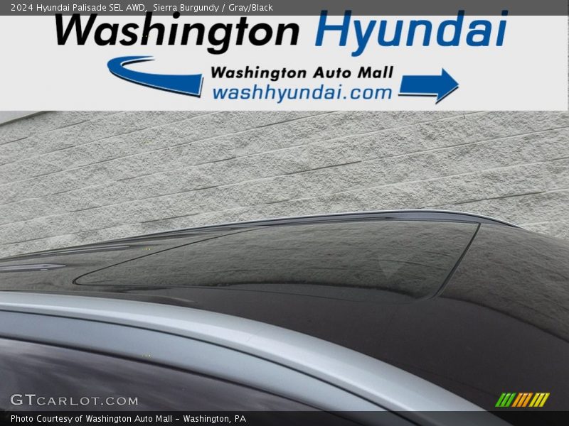 Sierra Burgundy / Gray/Black 2024 Hyundai Palisade SEL AWD