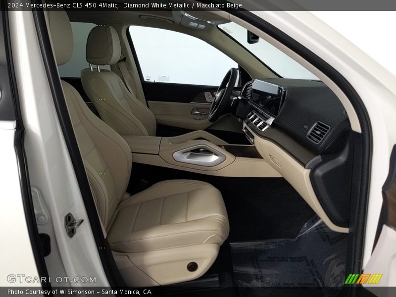 Diamond White Metallic / Macchiato Beige 2024 Mercedes-Benz GLS 450 4Matic