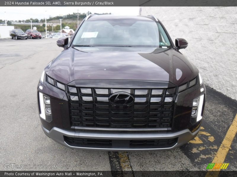 Sierra Burgundy / Gray/Black 2024 Hyundai Palisade SEL AWD