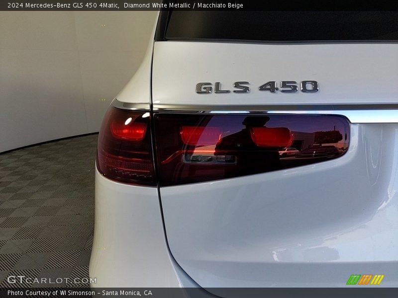 Diamond White Metallic / Macchiato Beige 2024 Mercedes-Benz GLS 450 4Matic