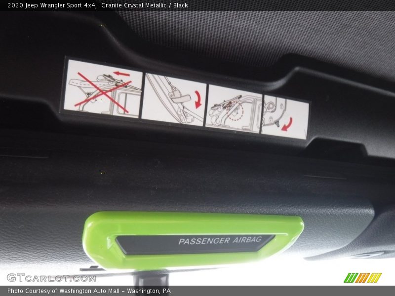 Granite Crystal Metallic / Black 2020 Jeep Wrangler Sport 4x4