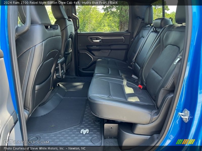 Hydro Blue Pearl / Black 2024 Ram 1500 Rebel Night Edition Crew Cab 4x4
