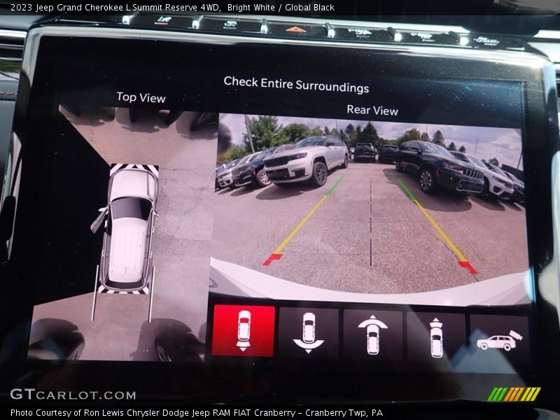 Bright White / Global Black 2023 Jeep Grand Cherokee L Summit Reserve 4WD