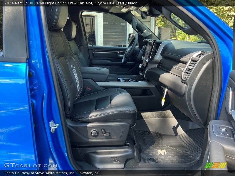 Hydro Blue Pearl / Black 2024 Ram 1500 Rebel Night Edition Crew Cab 4x4