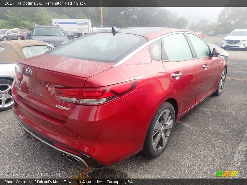 Remington Red / Black 2017 Kia Optima SX